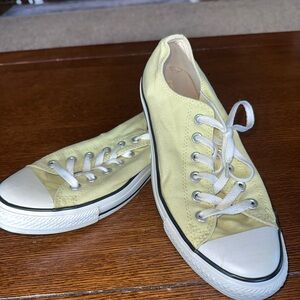 Classic Yellow Canvas Sneakers